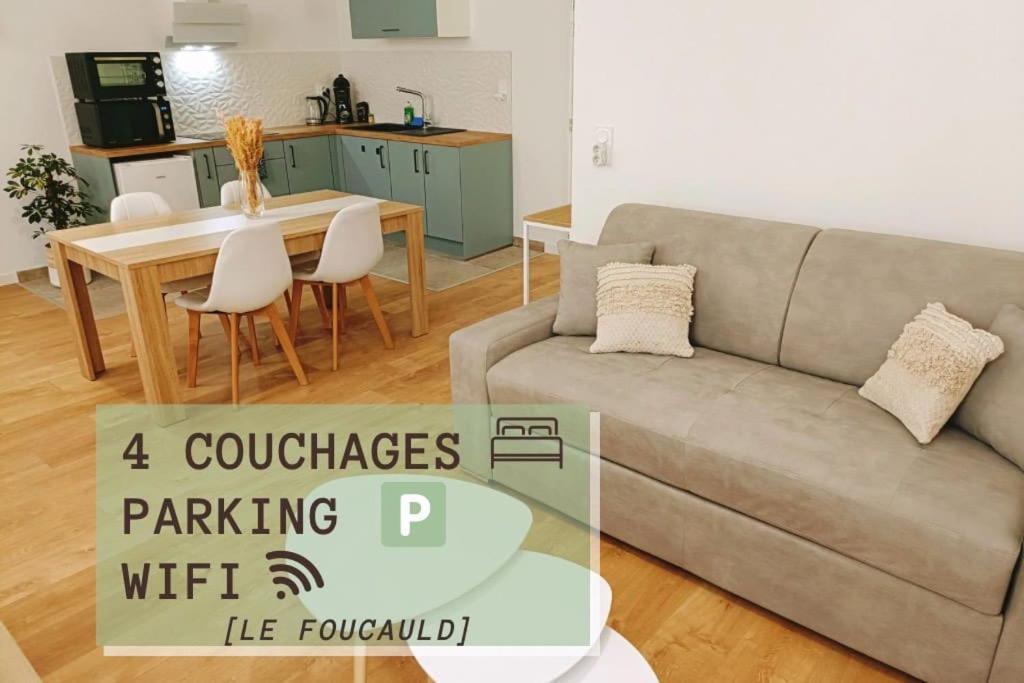 Le Foucauld 4 Canapes, Parking, Wifi Lejlighed Lourdes Eksteriør billede